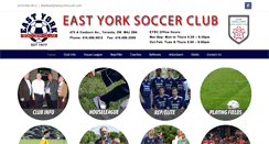 Desktop Screenshot of eastyorksoccer.com
